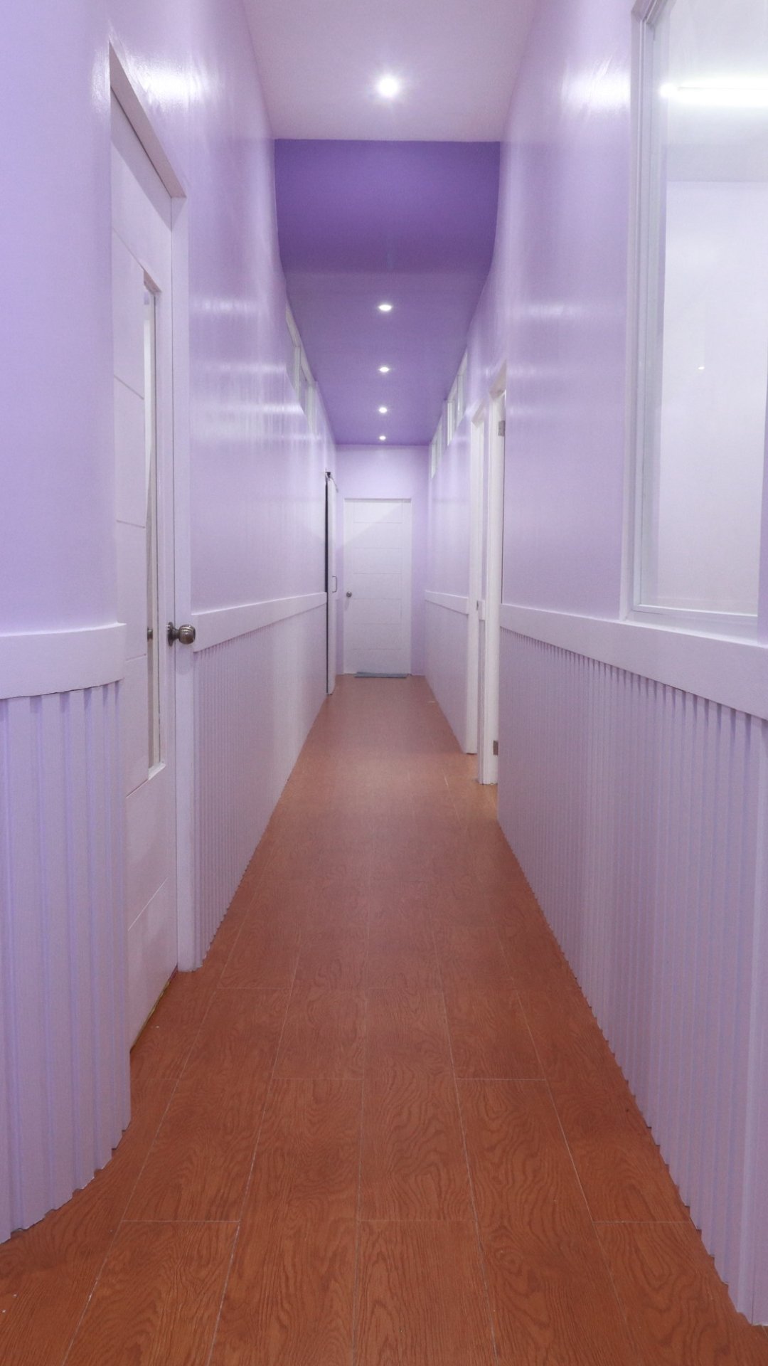 Purple Hallway